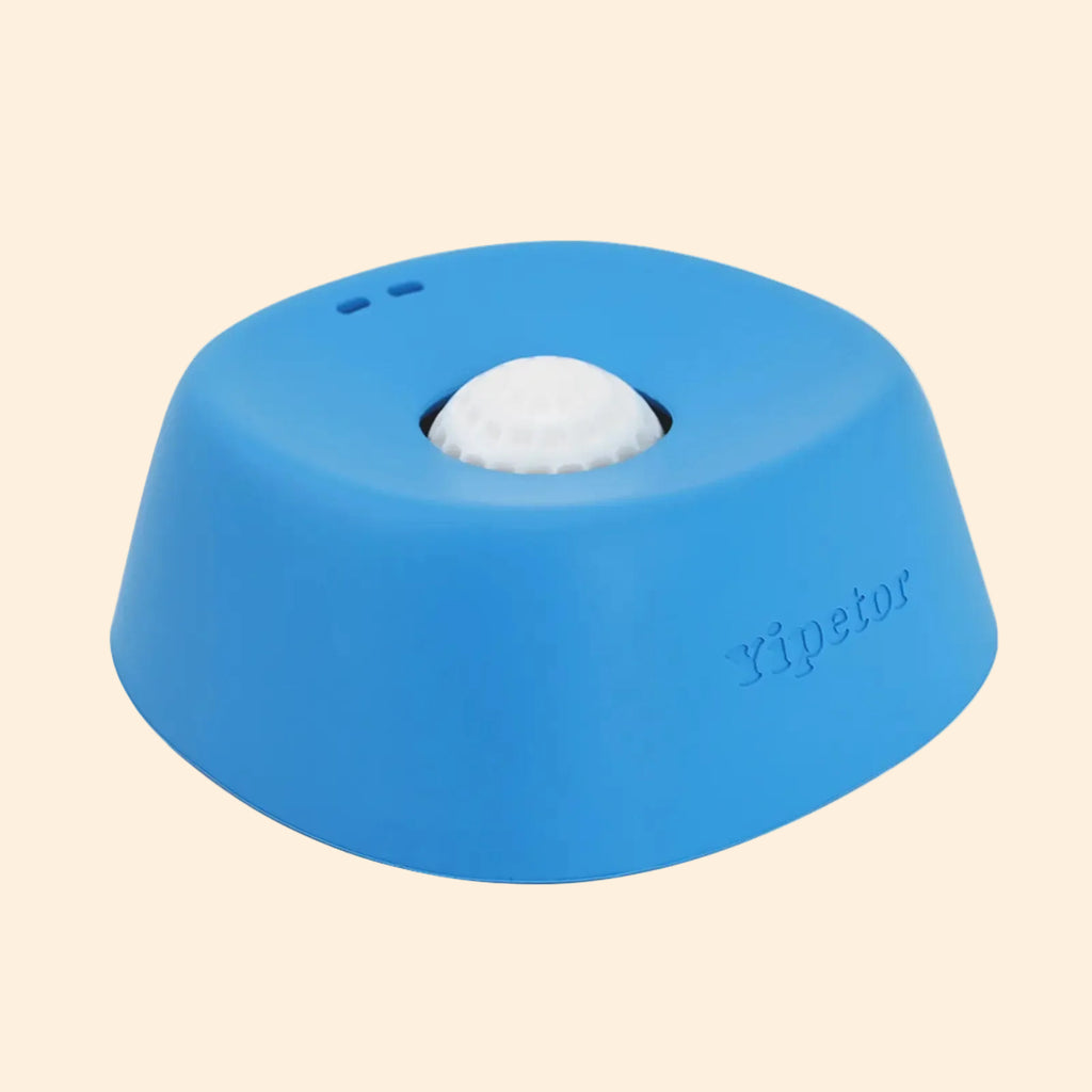 Yipetor Slow Feeder Dog Bowls for Liquid Treat, Free Gift, Buy 2 Get 1 [Built in Rolling Ball] No Spill Bone Broth Dog Licking Bowl, Multi Purpose Puppy Yogurt Feeder Bowl for All Breeds Dietary Supplement/Post Op Nutrition Feeding