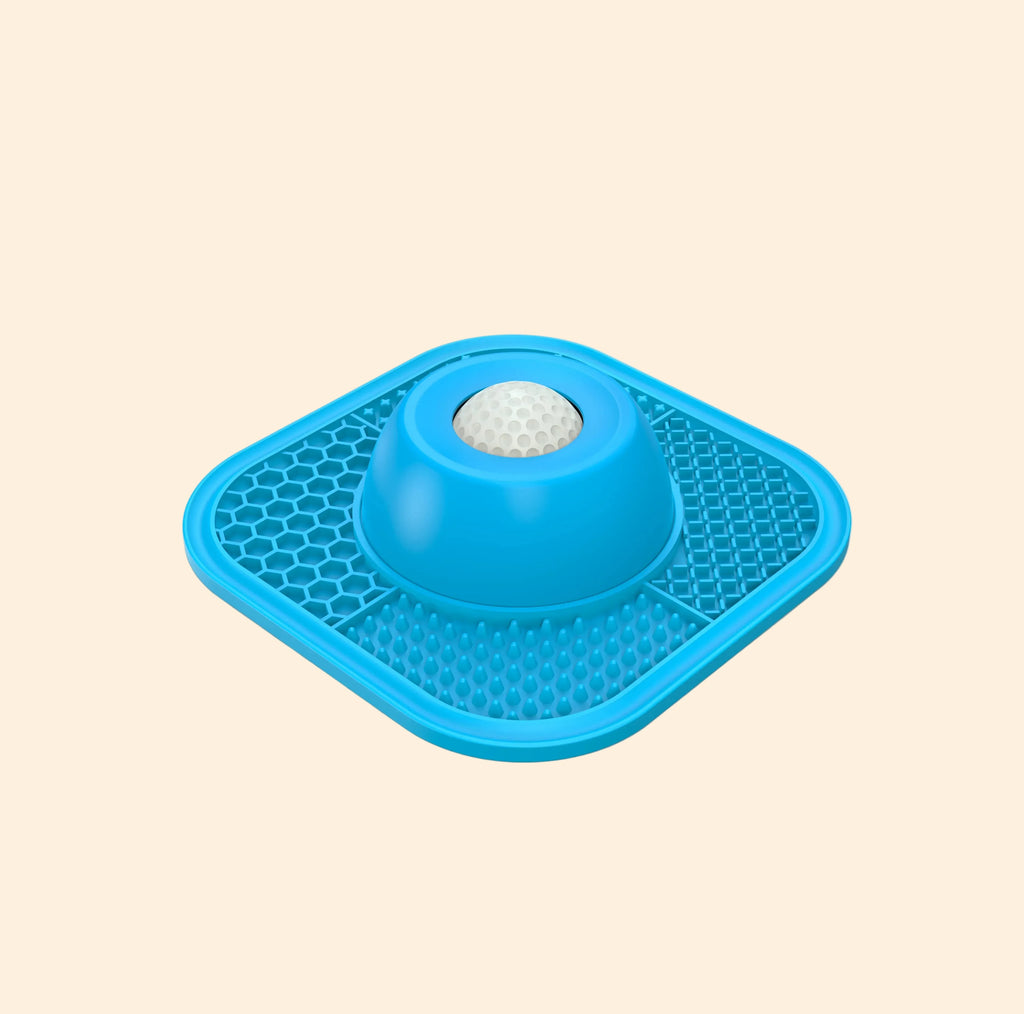 Pawlove Slow Feeder Dog Bowls for Liquid Treat, Anti-Slip【Entertained Ball-In】 Bone Broth Dog Lick Bowl, 3/4 Cup Yogurt Pup Lick Toy for Large Medium Small Breeds Dietary Supplement/Post-Op Nutrition Pet Stuff Dogaccessories #Summervibes #Petlovers, Slow