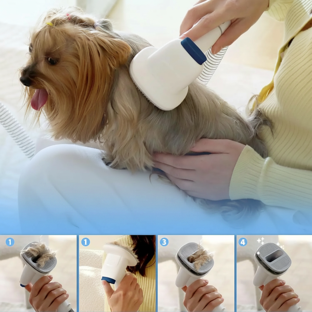 Pet Grooming Kit with Vacuum for Dogs and Cats