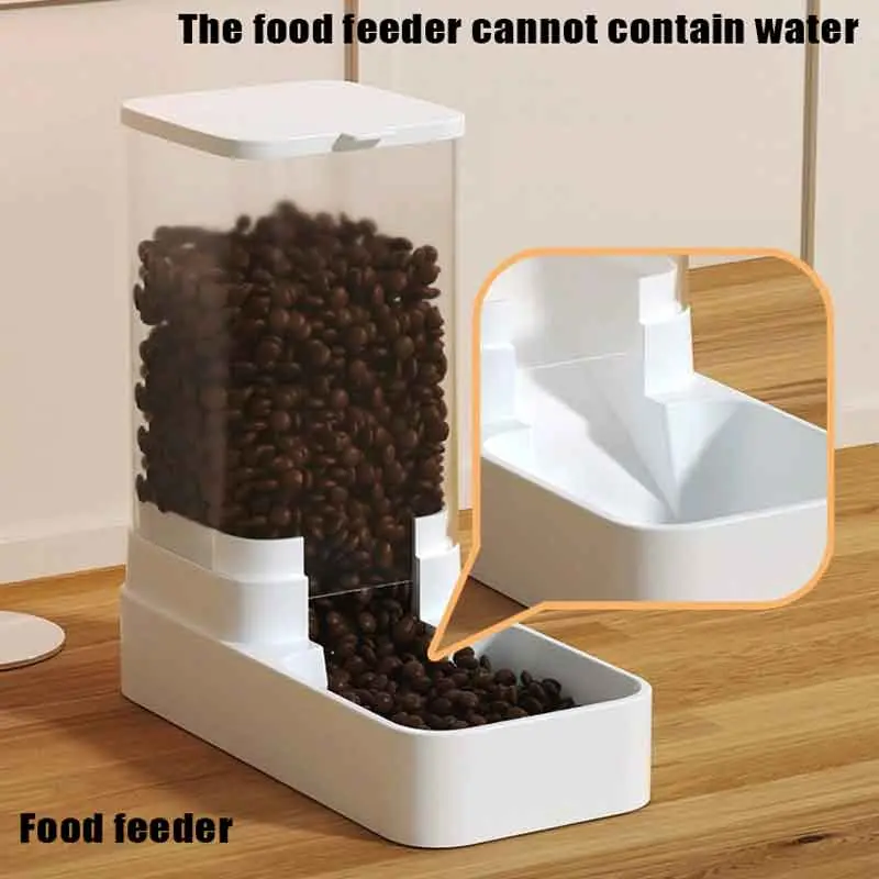Large Capacity Automatic Pet Feeder - Pet Food Feeder & Water Dispenser