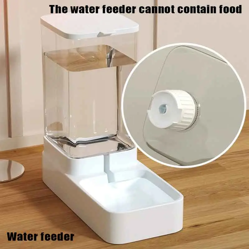Large Capacity Automatic Pet Feeder - Pet Food Feeder & Water Dispenser