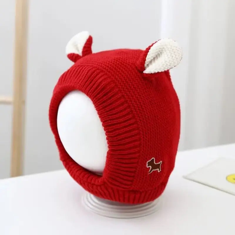 Quiet Ears for Dogs, 1 Pc Dog Ear Muffs for Noise Protection, Winter Warm Pet Caps—Christmas Puppy/Cat Hats with Ears for Medium to Large Dogs